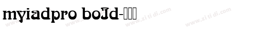 myiadpro boId字体转换